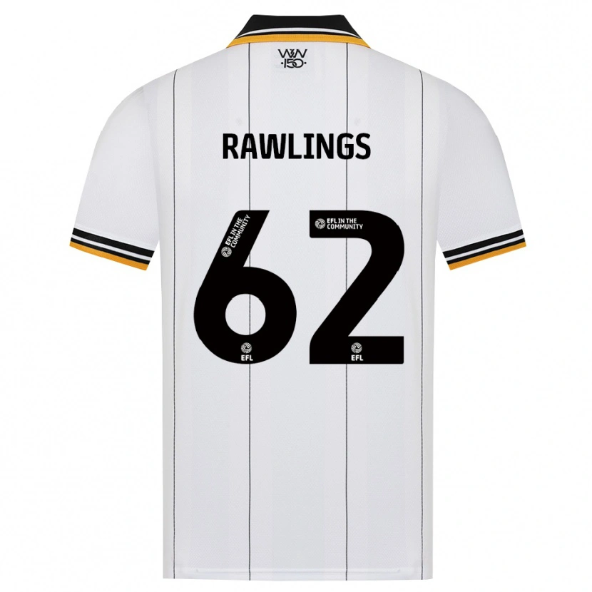 Danxen Dames Luke Rawlings #62 Oranje Wit Zwart Uitshirt Uittenue 2026/27 T-Shirt