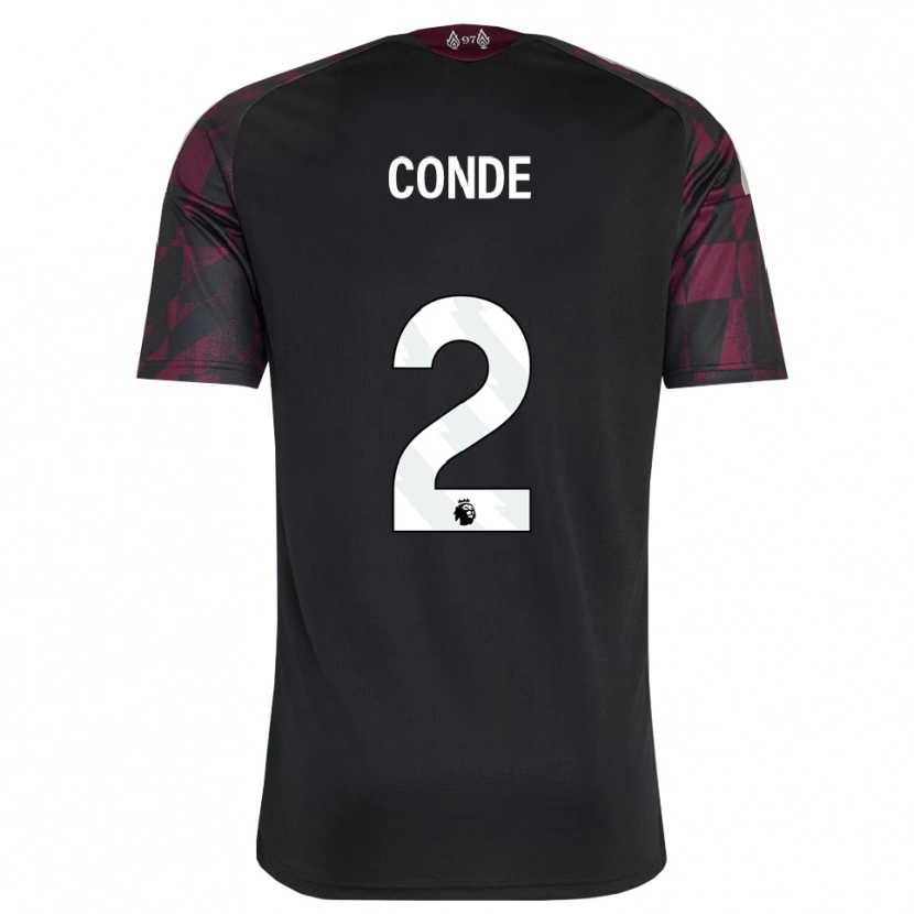 Danxen Dames Lenix Conde #2 Zwart Wit Paars Thuisshirt Derde Tenue 2026/27 T-Shirt