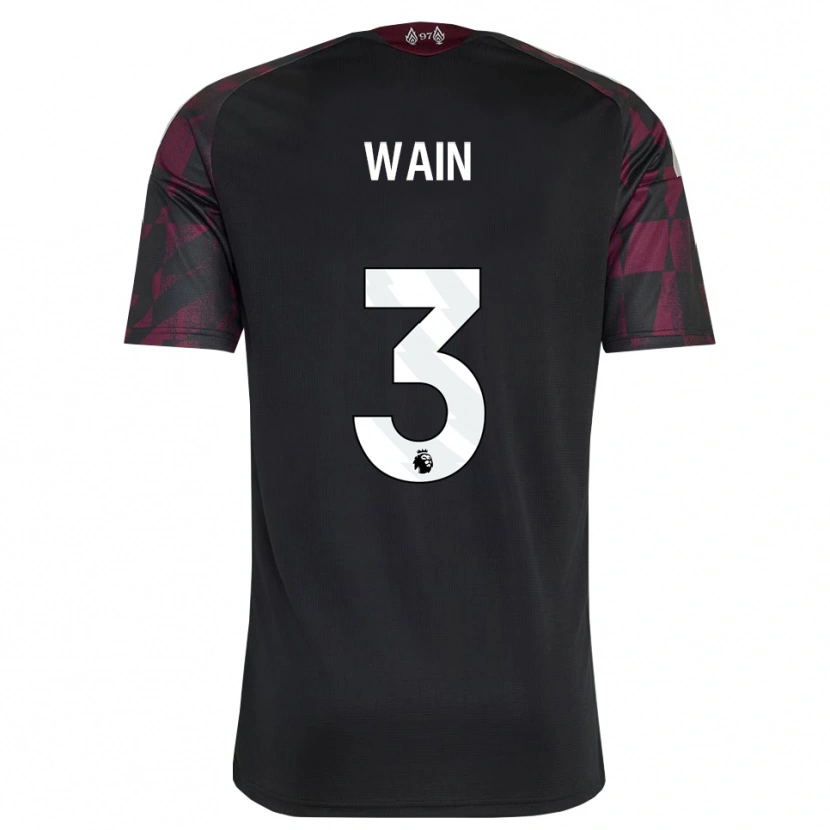 Danxen Dames Cian Wain #3 Zwart Wit Paars Thuisshirt Derde Tenue 2026/27 T-Shirt