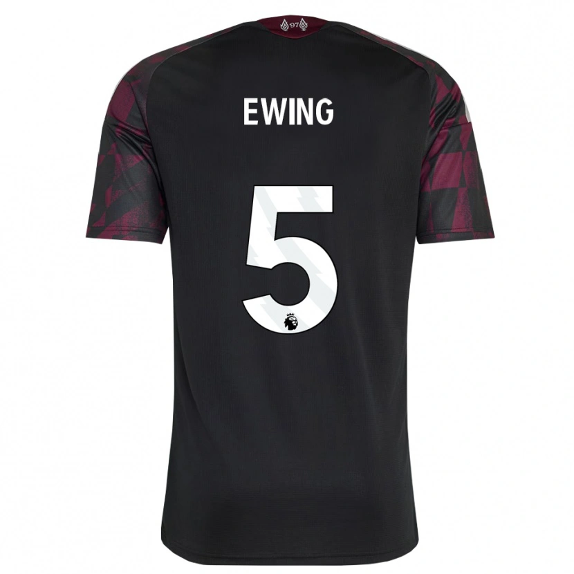 Danxen Dames Clae Ewing #5 Zwart Wit Paars Thuisshirt Derde Tenue 2026/27 T-Shirt