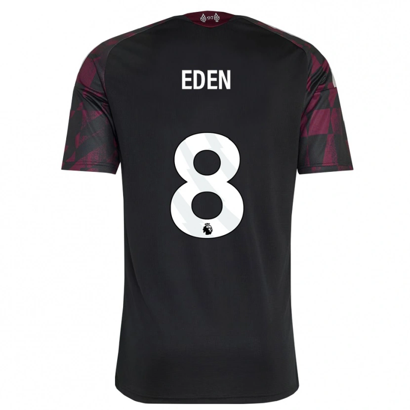Danxen Dames Luca Eden #8 Zwart Wit Paars Thuisshirt Derde Tenue 2026/27 T-Shirt