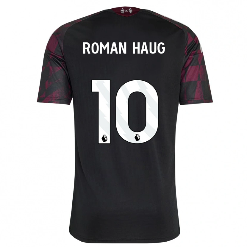 Danxen Dames Sophie Román Haug #10 Zwart Wit Paars Thuisshirt Derde Tenue 2026/27 T-Shirt