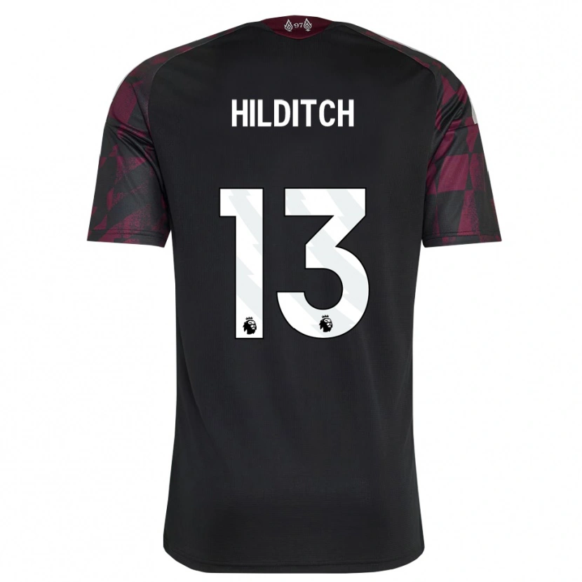 Danxen Dames James Hilditch #13 Zwart Wit Paars Thuisshirt Derde Tenue 2026/27 T-Shirt