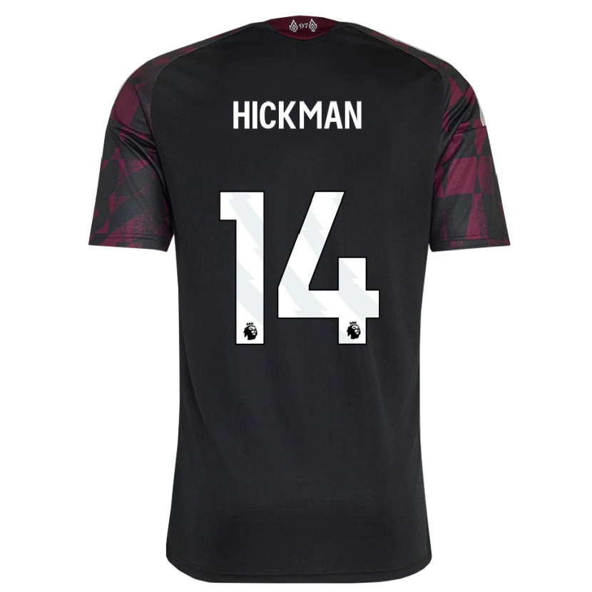 Danxen Dames Ellis Hickman #14 Zwart Wit Paars Thuisshirt Derde Tenue 2026/27 T-Shirt