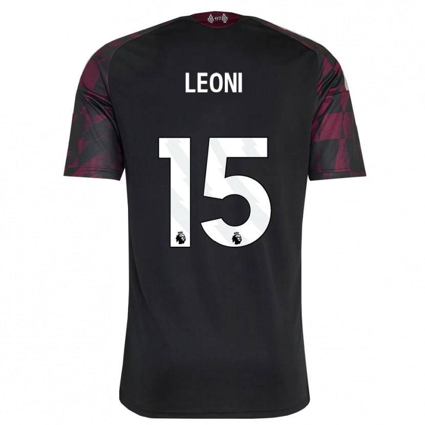 Danxen Dames Giovanni Leoni #15 Zwart Wit Paars Thuisshirt Derde Tenue 2026/27 T-Shirt