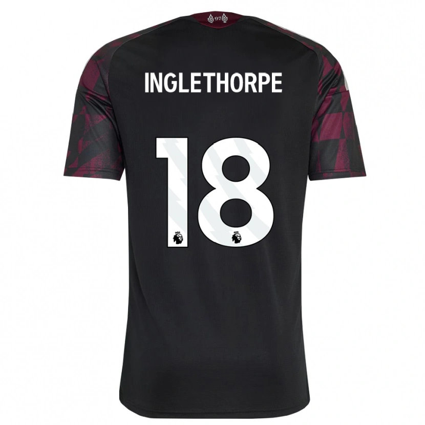 Danxen Dames Finn Inglethorpe #18 Zwart Wit Paars Thuisshirt Derde Tenue 2026/27 T-Shirt