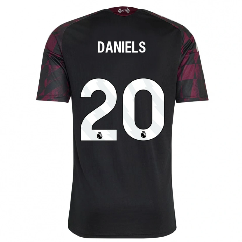 Danxen Dames Yana Daniels #20 Zwart Wit Paars Thuisshirt Derde Tenue 2026/27 T-Shirt