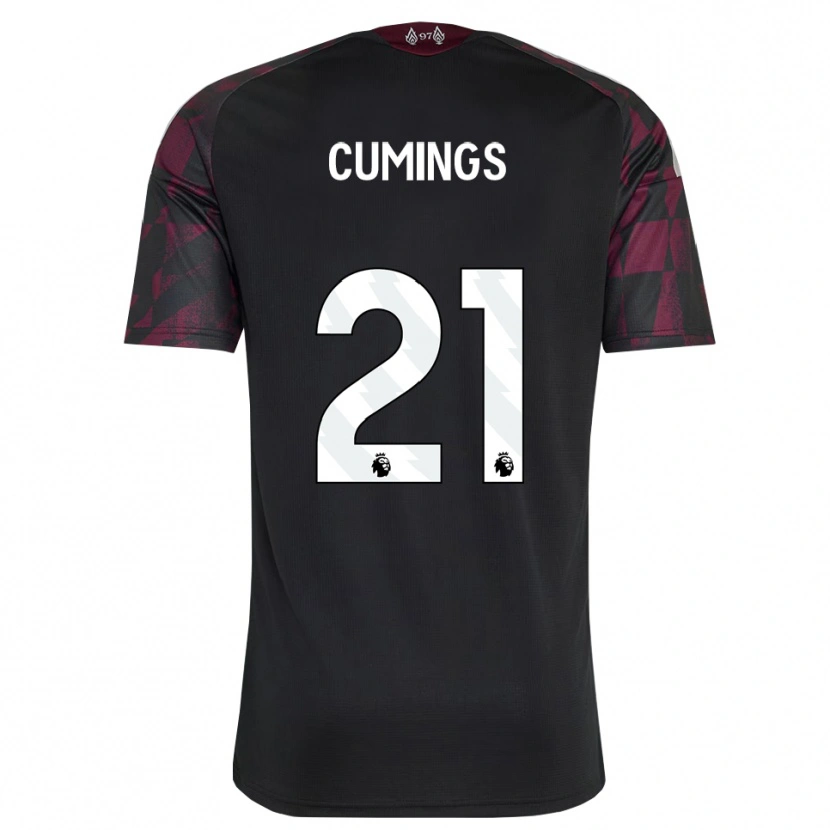 Danxen Dames Eartha Cumings #21 Zwart Wit Paars Thuisshirt Derde Tenue 2026/27 T-Shirt