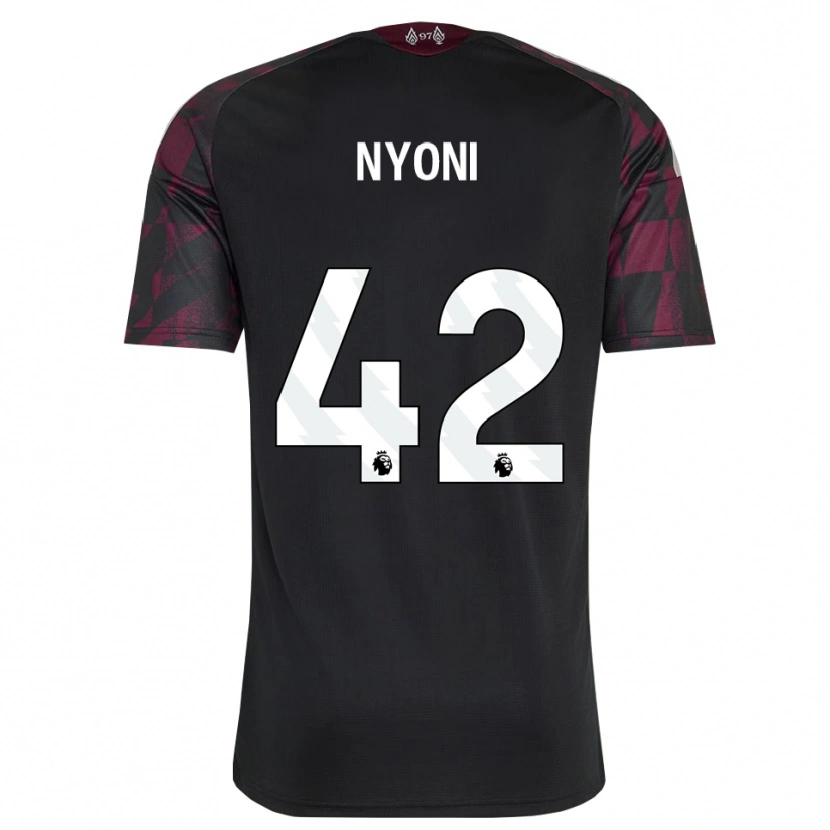 Danxen Dames Trey Nyoni #42 Zwart Wit Paars Thuisshirt Derde Tenue 2026/27 T-Shirt