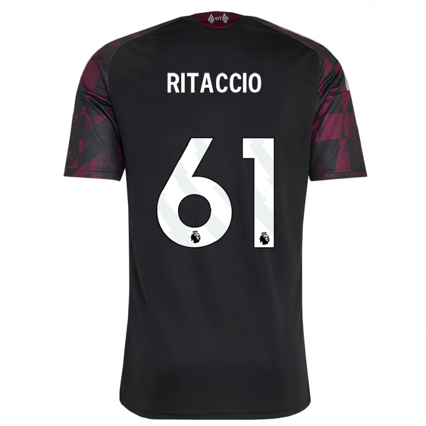 Danxen Dames Matteo Ritaccio #61 Zwart Wit Paars Thuisshirt Derde Tenue 2026/27 T-Shirt