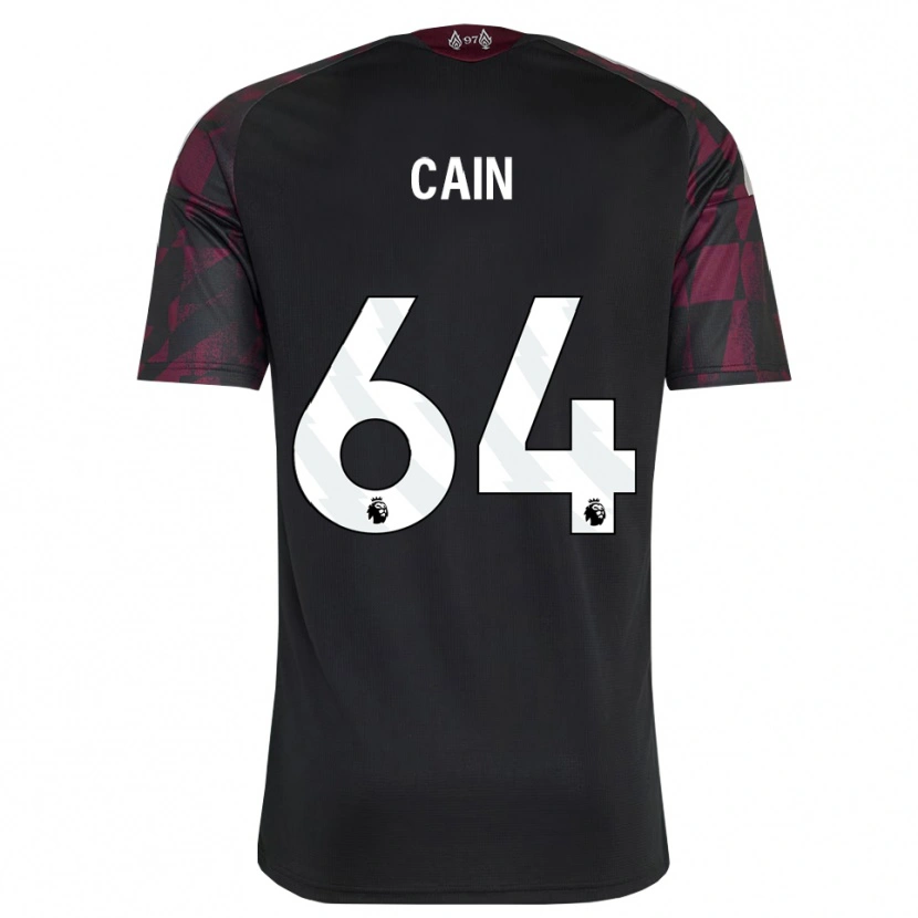 Danxen Dames Jake Cain #64 Zwart Wit Paars Thuisshirt Derde Tenue 2026/27 T-Shirt
