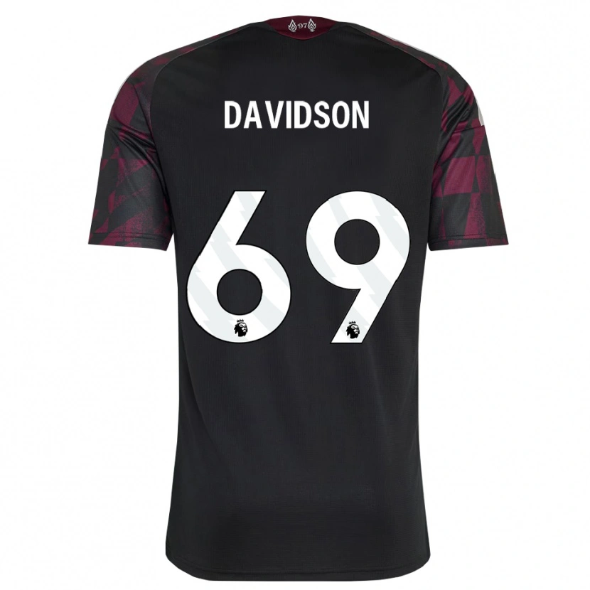 Danxen Dames Josh Davidson #69 Zwart Wit Paars Thuisshirt Derde Tenue 2026/27 T-Shirt