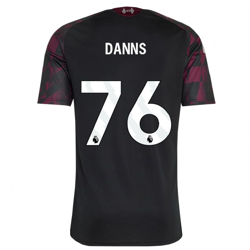 Danxen Dames Jayden Danns #76 Zwart Wit Paars Thuisshirt Derde Tenue 2026/27 T-Shirt
