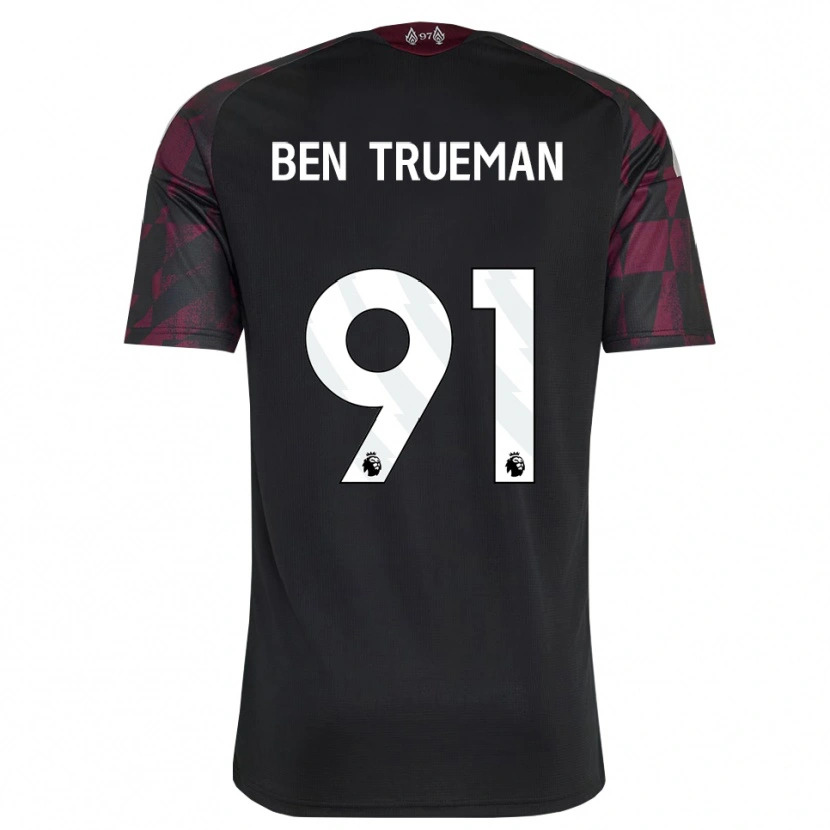 Danxen Dames Ben Trueman #91 Zwart Wit Paars Thuisshirt Derde Tenue 2026/27 T-Shirt