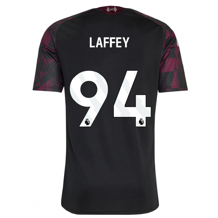 Danxen Dames Michael Laffey #94 Zwart Wit Paars Thuisshirt Derde Tenue 2026/27 T-Shirt