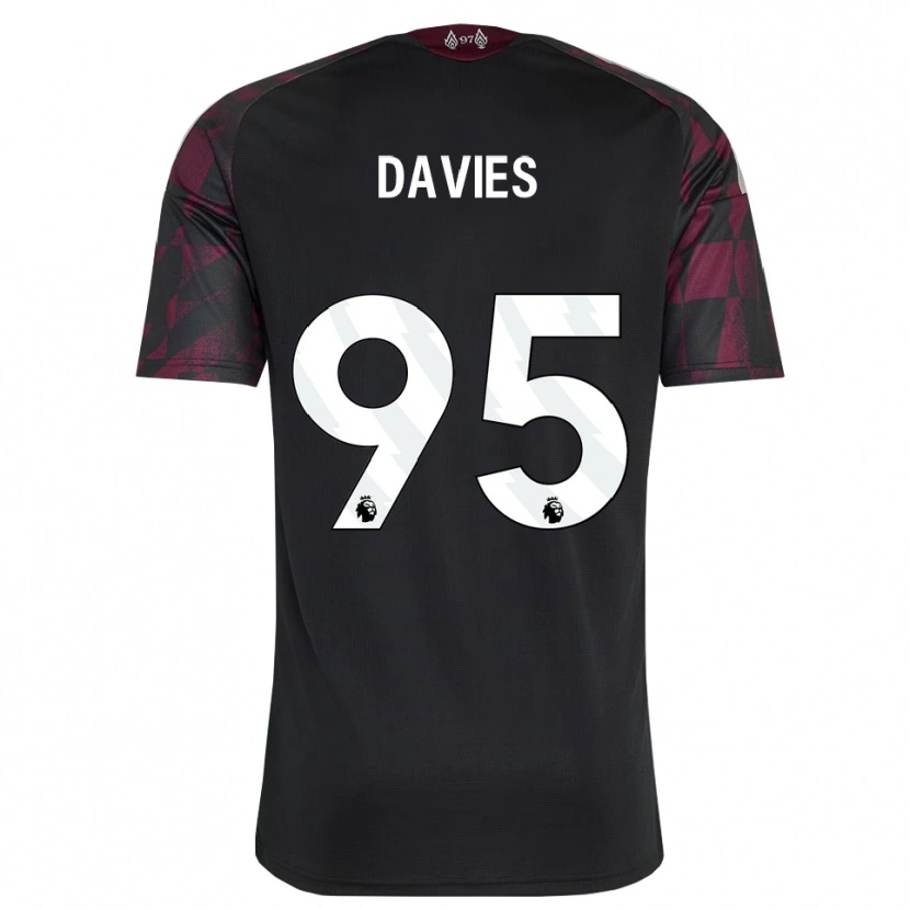 Danxen Dames Harvey Davies #95 Zwart Wit Paars Thuisshirt Derde Tenue 2026/27 T-Shirt