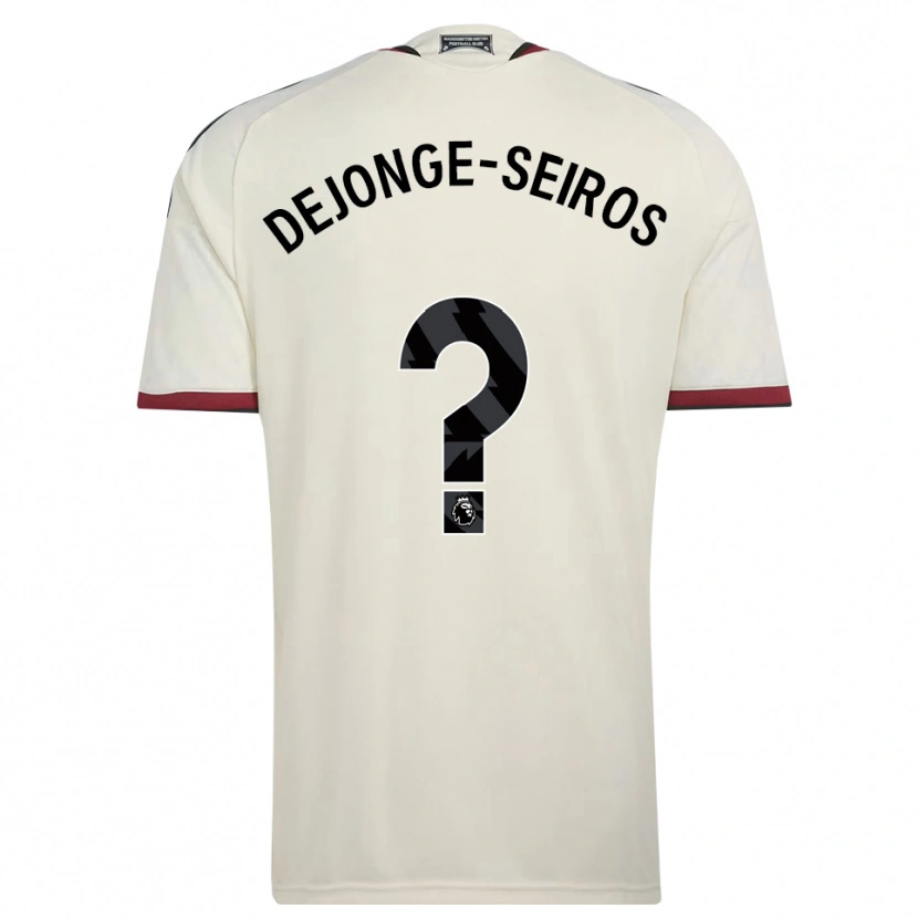 Danxen Dames Edson Dejonge-Seiros #0 Beige Zwart Rood Thuisshirt Derde Tenue 2026/27 T-Shirt
