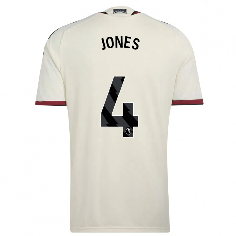 Danxen Dames Phil Jones #4 Beige Zwart Rood Thuisshirt Derde Tenue 2026/27 T-Shirt