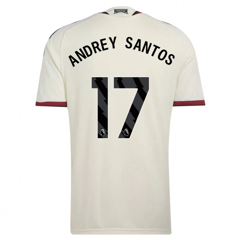 Danxen Dames Andrey Santos #17 Beige Zwart Rood Thuisshirt Derde Tenue 2026/27 T-Shirt