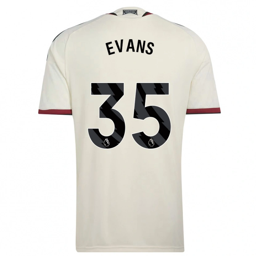 Danxen Dames Jonny Evans #35 Beige Zwart Rood Thuisshirt Derde Tenue 2026/27 T-Shirt