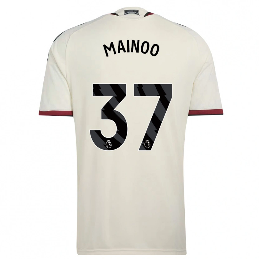 Danxen Dames Kobbie Mainoo #37 Beige Zwart Rood Thuisshirt Derde Tenue 2026/27 T-Shirt