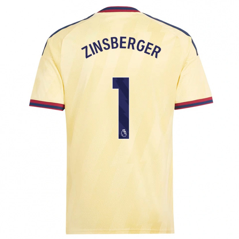 Danxen Dames Manuela Zinsberger #1 Licht Geel Middernachtblauw Thuisshirt Derde Tenue 2026/27 T-Shirt