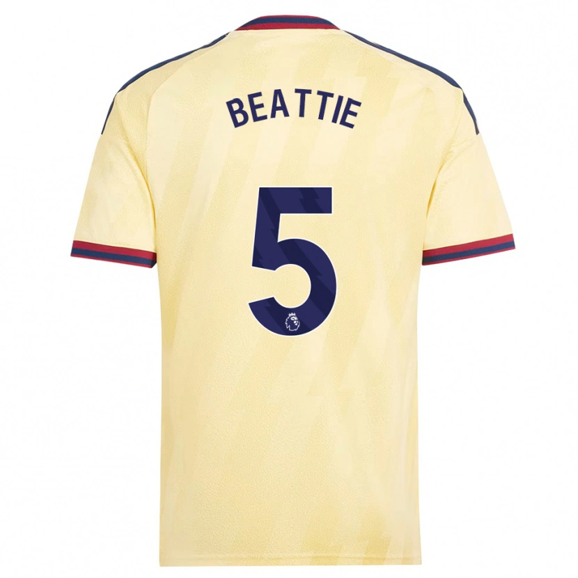 Danxen Dames Jen Beattie #5 Licht Geel Middernachtblauw Thuisshirt Derde Tenue 2026/27 T-Shirt