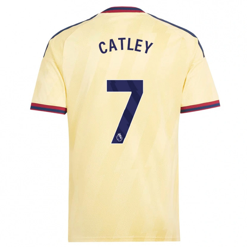 Danxen Dames Stephanie Catley #7 Licht Geel Middernachtblauw Thuisshirt Derde Tenue 2026/27 T-Shirt