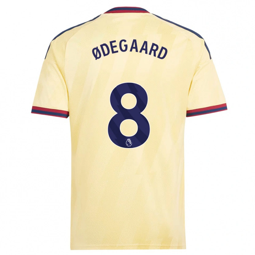 Danxen Dames Martin Ødegaard #8 Licht Geel Middernachtblauw Thuisshirt Derde Tenue 2026/27 T-Shirt