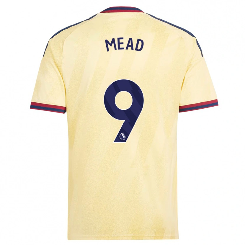 Danxen Dames Beth Mead #9 Licht Geel Middernachtblauw Thuisshirt Derde Tenue 2026/27 T-Shirt