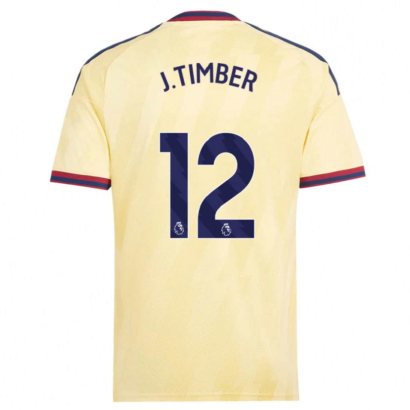 Danxen Dames Jurriën Timber #12 Licht Geel Middernachtblauw Thuisshirt Derde Tenue 2026/27 T-Shirt