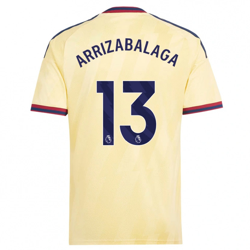 Danxen Dames Kepa Arrizabalaga #13 Licht Geel Middernachtblauw Thuisshirt Derde Tenue 2026/27 T-Shirt