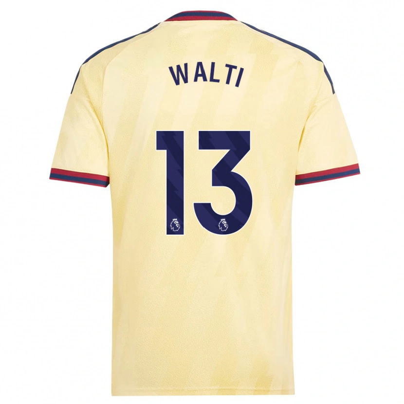 Danxen Dames Lia Walti #13 Licht Geel Middernachtblauw Thuisshirt Derde Tenue 2026/27 T-Shirt