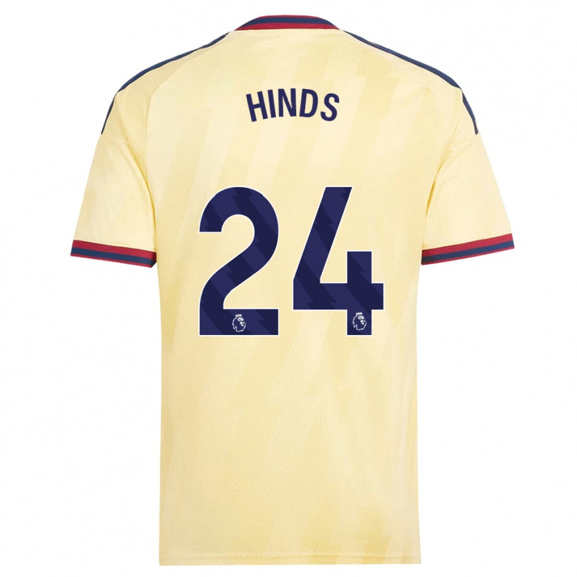 Danxen Dames Taylor Hinds #24 Licht Geel Middernachtblauw Thuisshirt Derde Tenue 2026/27 T-Shirt