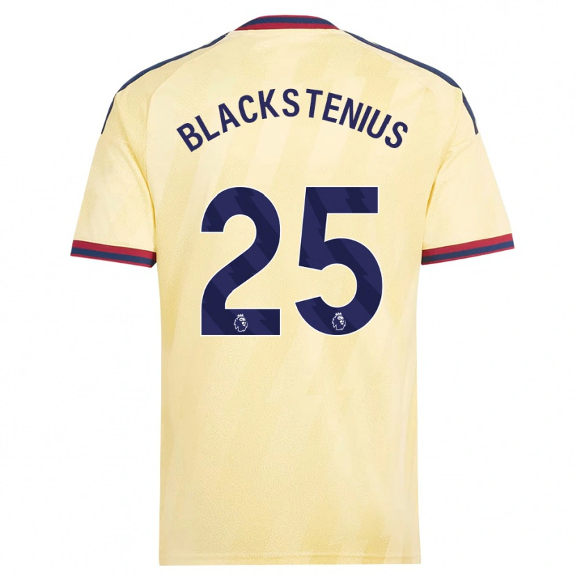 Danxen Dames Stina Blackstenius #25 Licht Geel Middernachtblauw Thuisshirt Derde Tenue 2026/27 T-Shirt