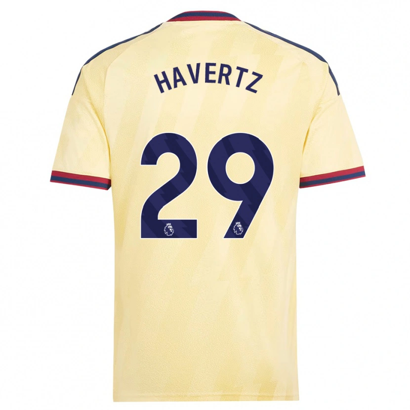 Danxen Dames Kai Havertz #29 Licht Geel Middernachtblauw Thuisshirt Derde Tenue 2026/27 T-Shirt