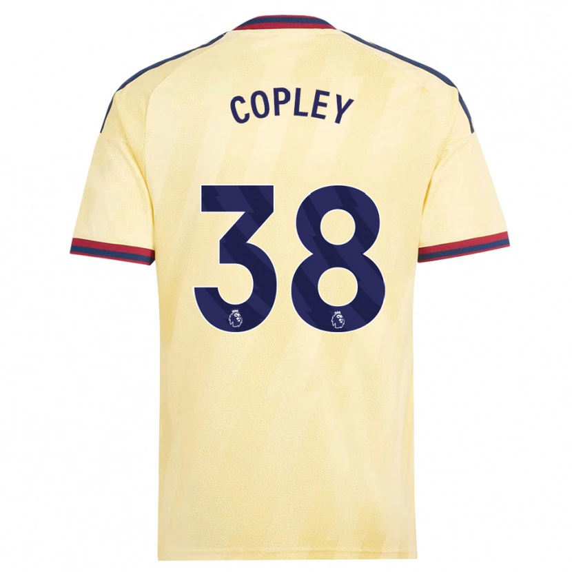 Danxen Dames Louie Copley #38 Licht Geel Middernachtblauw Thuisshirt Derde Tenue 2026/27 T-Shirt