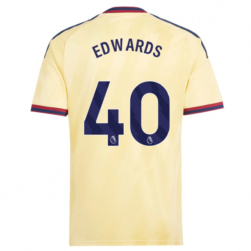 Danxen Dames Khayon Edwards #40 Licht Geel Middernachtblauw Thuisshirt Derde Tenue 2026/27 T-Shirt