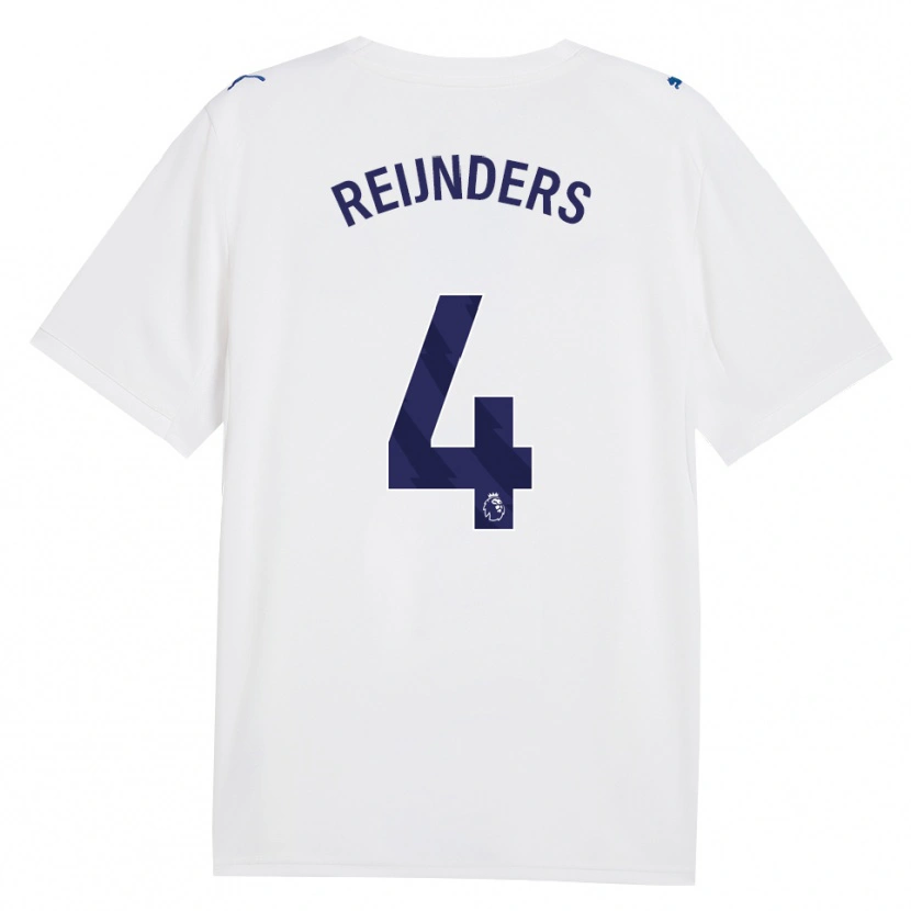 Danxen Dames Tijjani Reijnders #4 Marine Wit Thuisshirt Derde Tenue 2026/27 T-Shirt