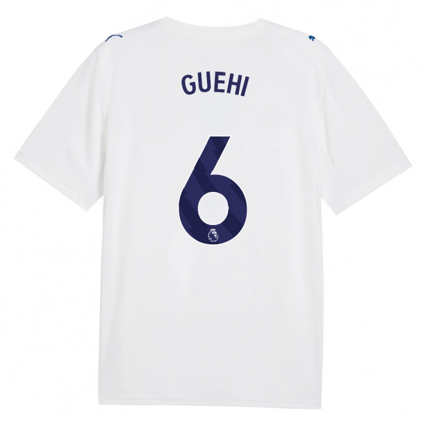 Danxen Dames Marc Guéhi #6 Marine Wit Thuisshirt Derde Tenue 2026/27 T-Shirt