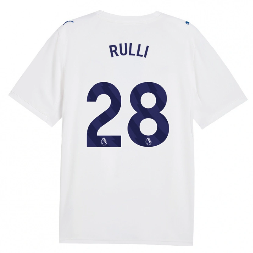 Danxen Dames Gerónimo Rulli #28 Marine Wit Thuisshirt Derde Tenue 2026/27 T-Shirt