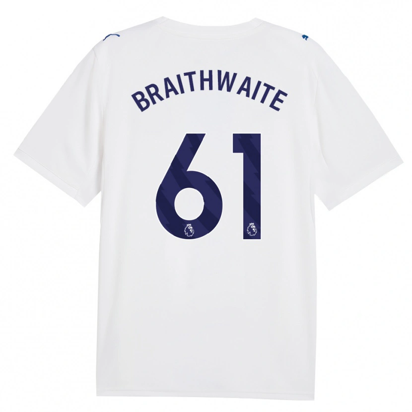 Danxen Dames Kaden Braithwaite #61 Marine Wit Thuisshirt Derde Tenue 2026/27 T-Shirt