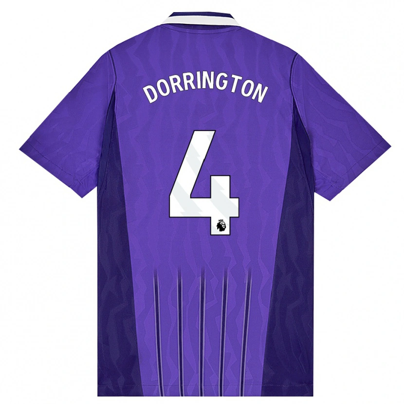 Danxen Dames Alfie Dorrington #4 Paars Wit Thuisshirt Derde Tenue 2026/27 T-Shirt