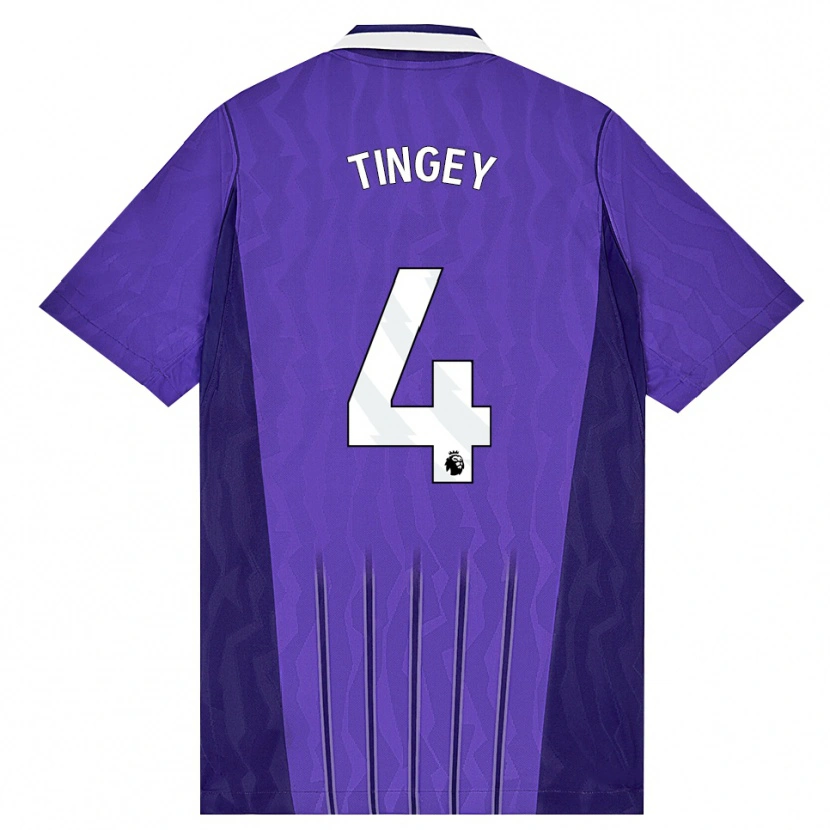 Danxen Dames Tyler Tingey #4 Paars Wit Thuisshirt Derde Tenue 2026/27 T-Shirt