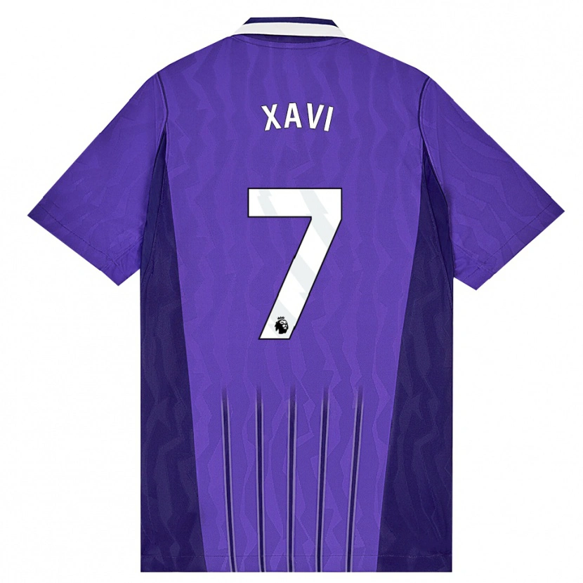 Danxen Dames Xavi Simons #7 Paars Wit Thuisshirt Derde Tenue 2026/27 T-Shirt