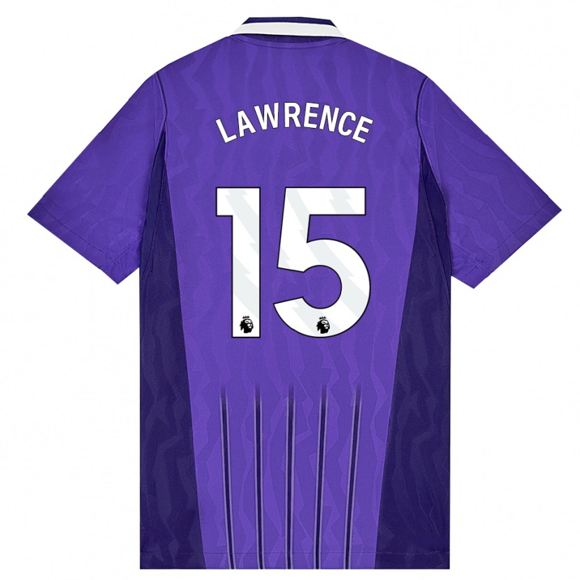 Danxen Dames Donte Lawrence #15 Paars Wit Thuisshirt Derde Tenue 2026/27 T-Shirt