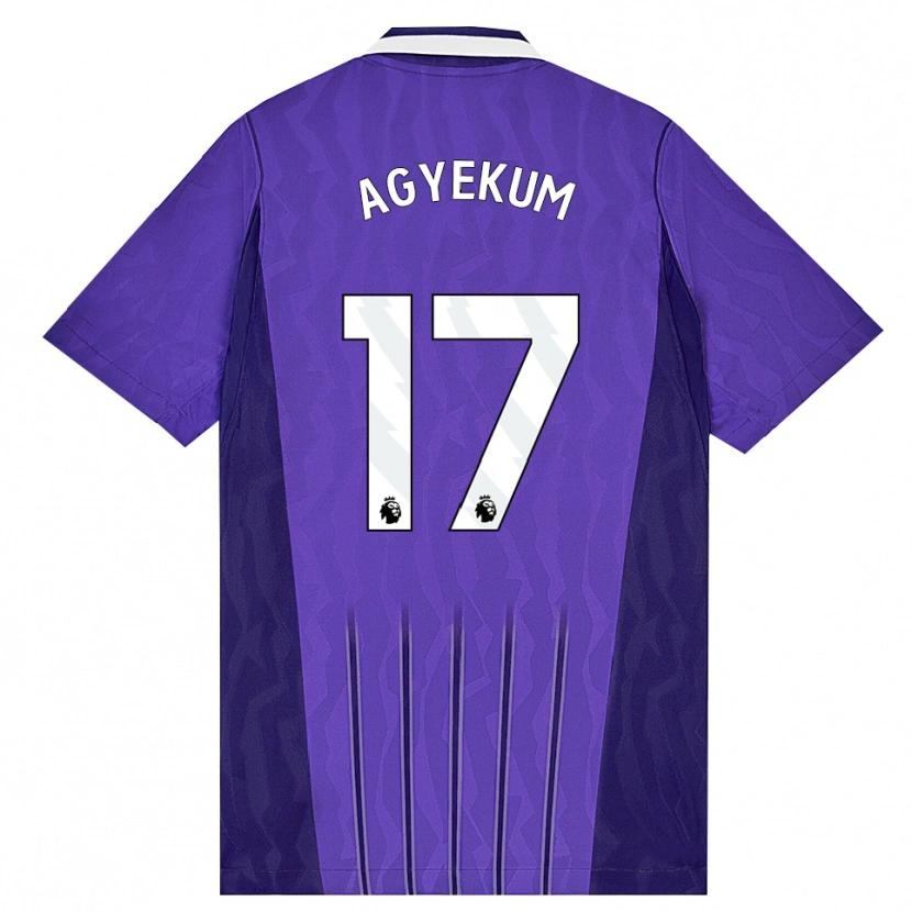Danxen Dames Ezra Agyekum #17 Paars Wit Thuisshirt Derde Tenue 2026/27 T-Shirt