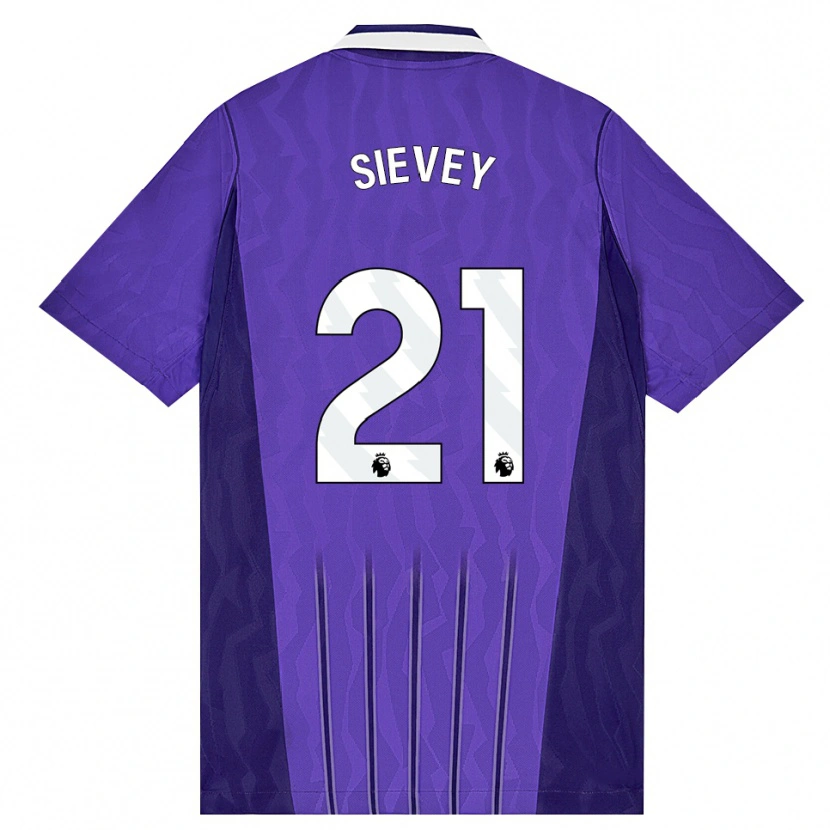 Danxen Dames Max Sievey #21 Paars Wit Thuisshirt Derde Tenue 2026/27 T-Shirt