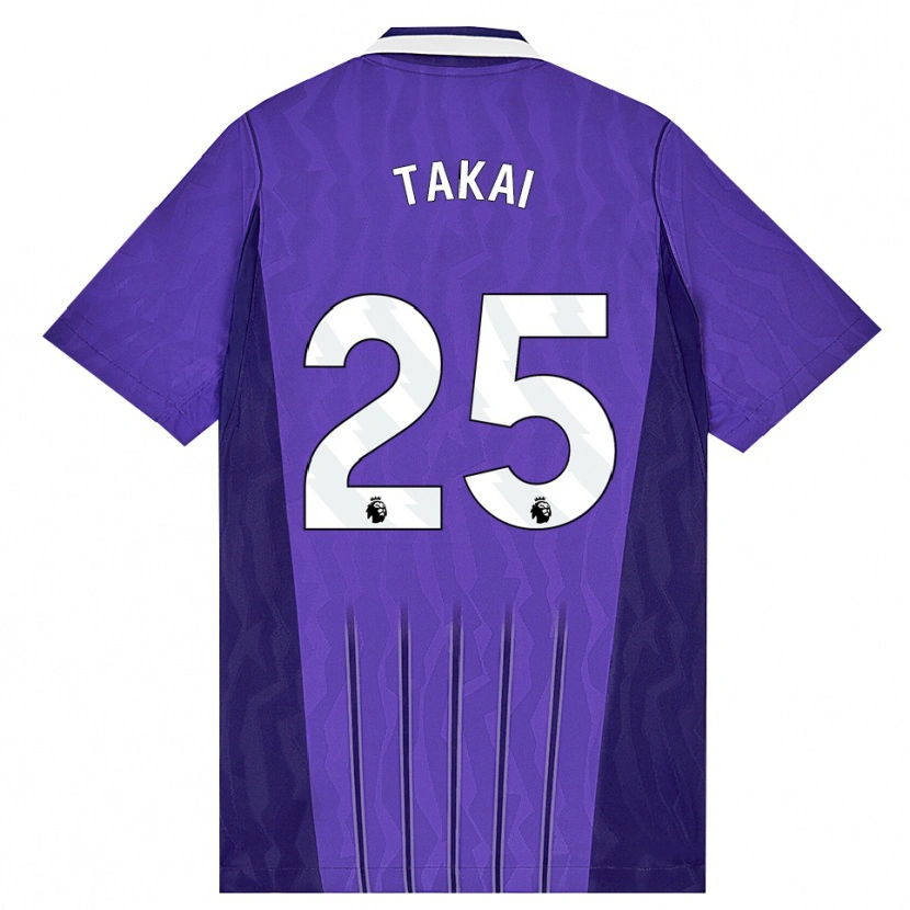 Danxen Dames Kota Takai #25 Paars Wit Thuisshirt Derde Tenue 2026/27 T-Shirt