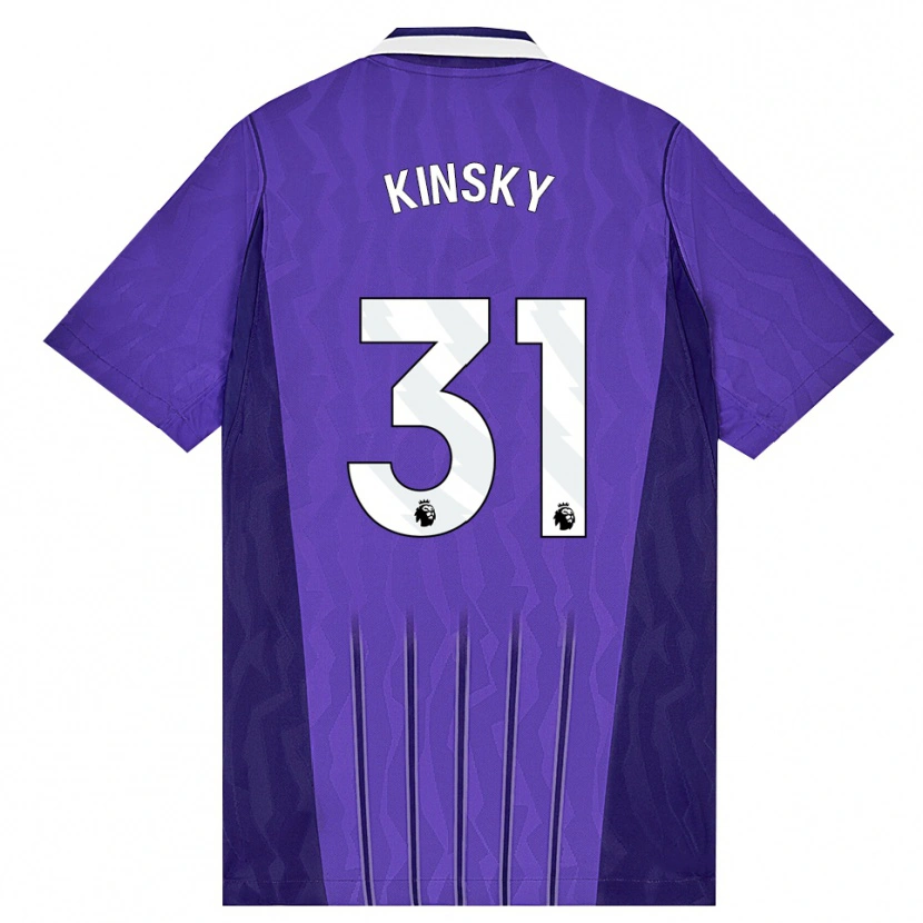 Danxen Dames Antonín Kinský #31 Paars Wit Thuisshirt Derde Tenue 2026/27 T-Shirt